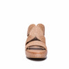 Sandales à semelles compensées en raphia Kaian
